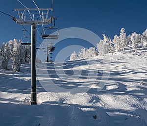 Skiing in Heavenly Valley