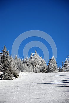 Skiing hill