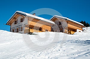 Skiing huts in Montafon