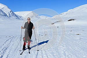 Skiing Kungsleden