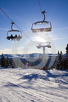 Skiing lift