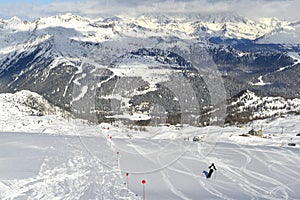 Skiing in Madonna di Campiglio
