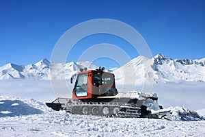 Skiing resort Gudauri in Georgia, Caucasus Montains