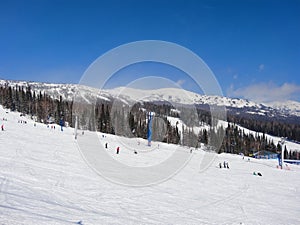 Skiing resort Sheregesh