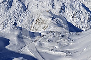 Skiing at Serfaus/Fiss