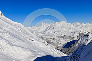 Skiing at Serfaus/Fiss