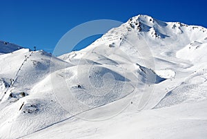 Skiing slopes