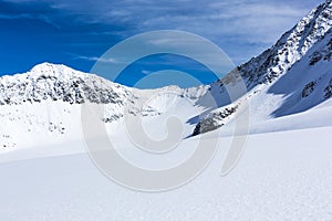 Skiing Stubai Glacier