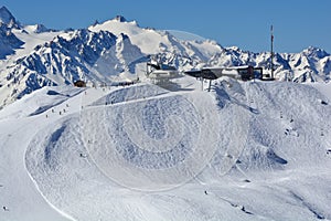 Skiing in Verbier photo