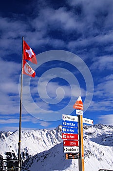 Skiing in Verbier