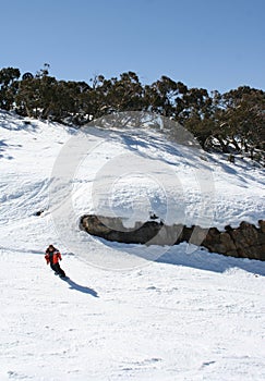 Skiing in Victoria, Australia photo