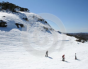Skiing in Victoria, Australia photo