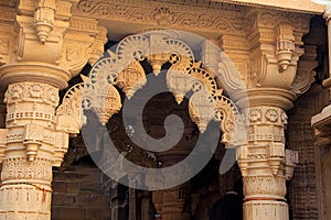 Skilful Stonework at Jain Temple, Jaisalmer