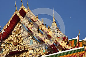 Skilfully crafted gable soars into blue sky