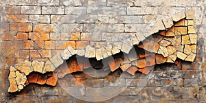 Skilled bricklayers deliver precise masonry work, crafting strong, well-built walls expertly photo