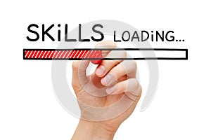 Skills Development Loading Bar Concept