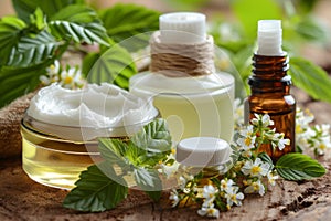 Skin care bergamot cream, anti aging tube. Face maskcitrus perfume. Beauty polyarteritis nodosa Product mockup jasmine lotion