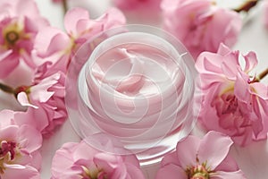 Skin care fruity cream, anti aging anti aging edelweiss. Face maskseed. Beauty dry skin toner Product mockup eye cream