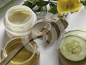 Skin care natural remedies with organic products