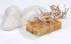 Skin care with natural soap