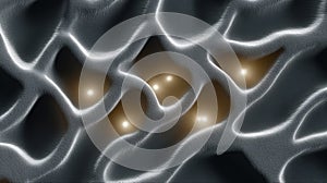 Skin-like Polymer Texture with Embedded Molecular Structures and Organic Geometry 06