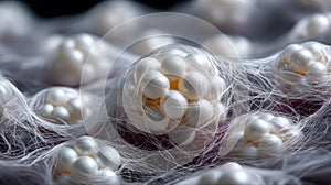 Skin-like Polymer Texture with Embedded Molecular Structures and Organic Geometry 07