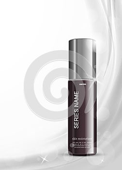 Skin moisturizer cosmetic design template