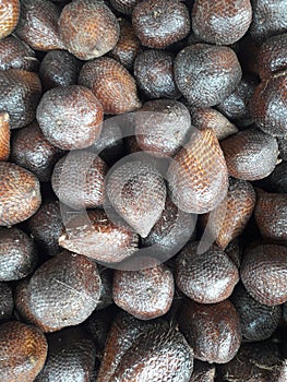Skin snake fruits or zalaca