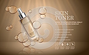 Skin toner ads template