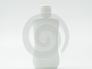 Skincare bottle with unique design isolated