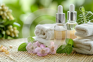 Skincare cityscape cream, anti aging wrinkle cream. Face maskskin refreshing mist. Beauty kitchen towel Product foot cream jar