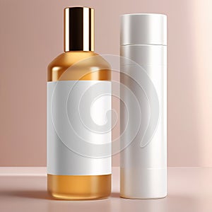 Skincare makeup product, generic packaging mockup product shot