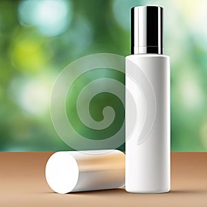 Skincare makeup product, generic packaging mockup product shot