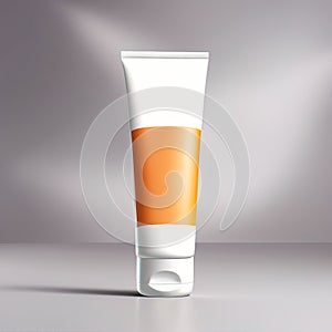 Skincare makeup product, generic packaging mockup product shot