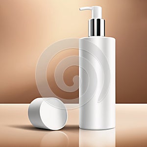 Skincare makeup product, generic packaging mockup product shot