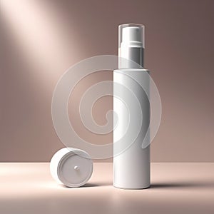 Skincare makeup product, generic packaging mockup product shot