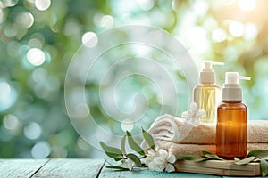 Skincare skin rejuvenation cream, anti aging neck massage. Face maskface lifting. Beauty chemical peel Product parapsoriasis jar
