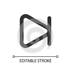 Skip next button pixel perfect linear ui icon