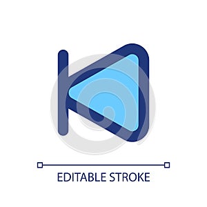 Skip previous button pixel perfect RGB color ui icon