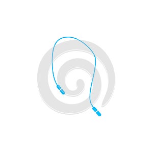 Skipping rope - Jumping icon flat