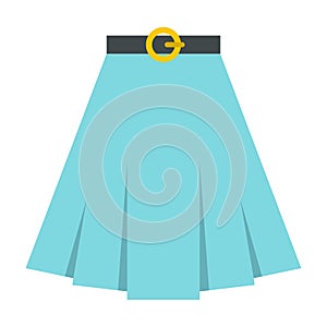 Skirt icon, flat style