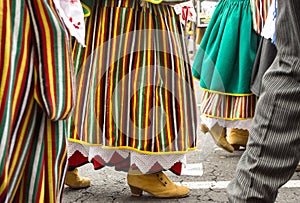 Skirt typical Canarian costume photo