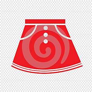 Skirts icon Illustration sign design photo