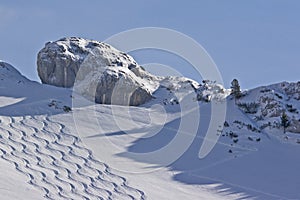 Skitour in the Rofan mountains