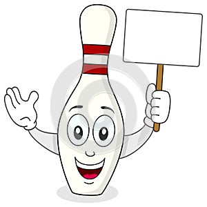 Skittle or Bowling Pin Cartoon Character photo