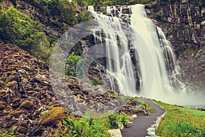 Skjervsfossen Waterfall - Norway