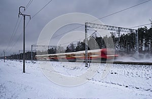 SKM train - fast urban railway, legionowo warsaw