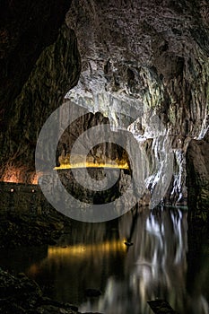 Jeskyně přírodní dědictví stránky v slovinsko 