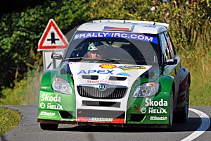 Skoda Fabia S2000 at Barum rally