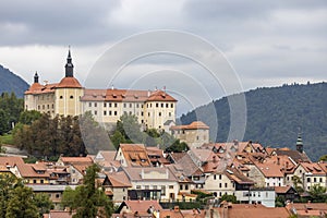 Skofja Loka castle and town in Slovenia